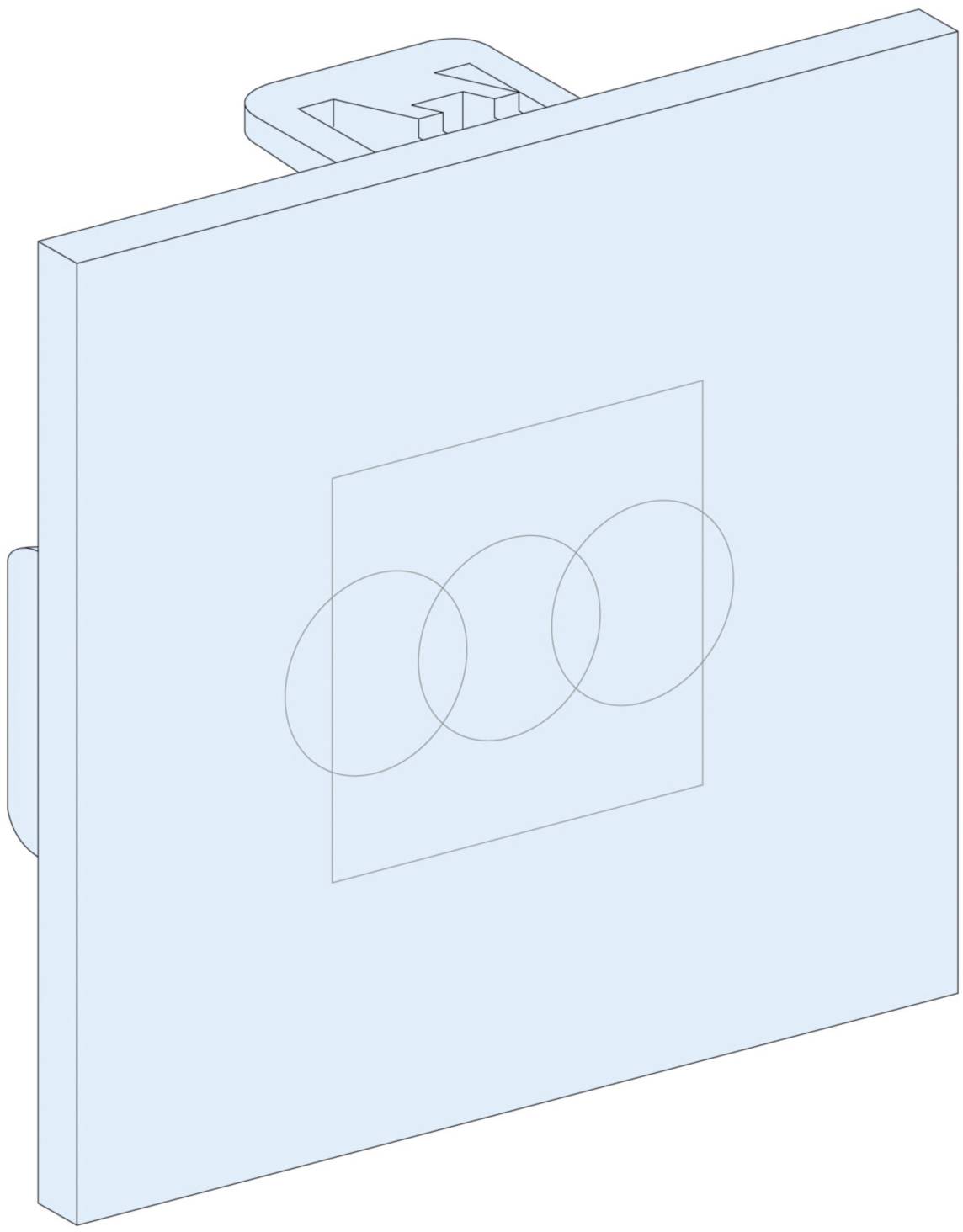 Schneider Electric Frontplattenblindabdeckung LVS03907