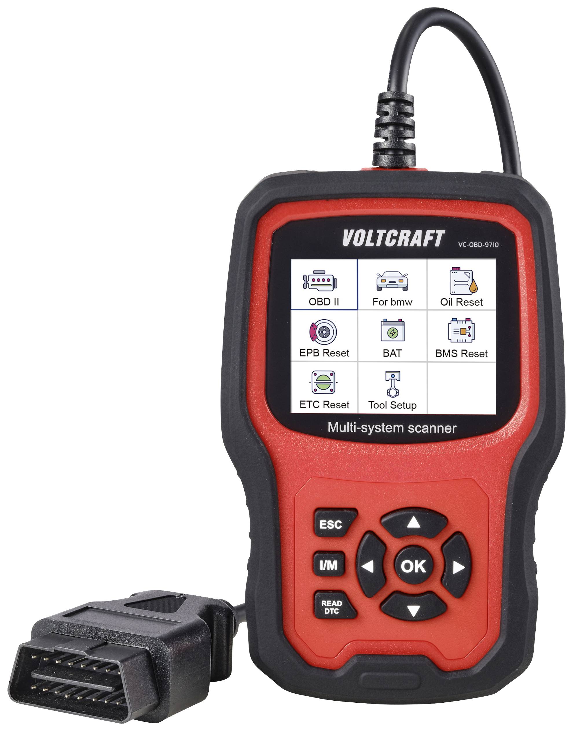 VOLTCRAFT VC-OBD-9710 OBD II Diagnosetool VC-14616100