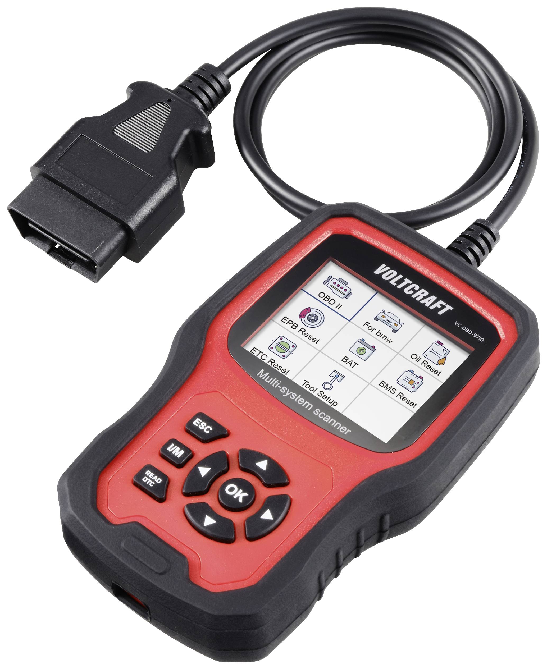 VOLTCRAFT VC-OBD-9710 OBD II Diagnosetool VC-14616100