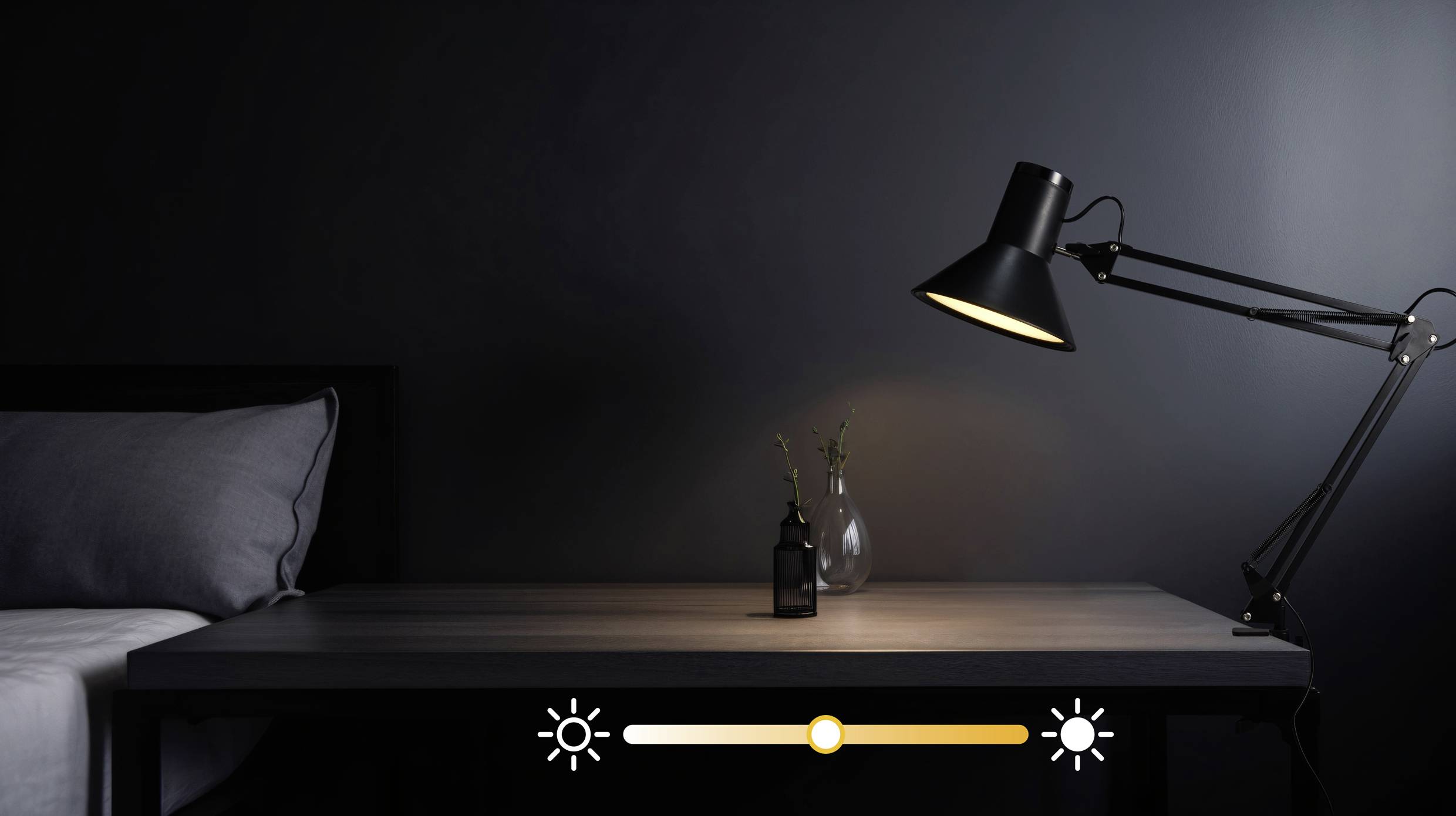 Renkforce RF-5846468 LED-Klemmleuchte 9W Schwarz