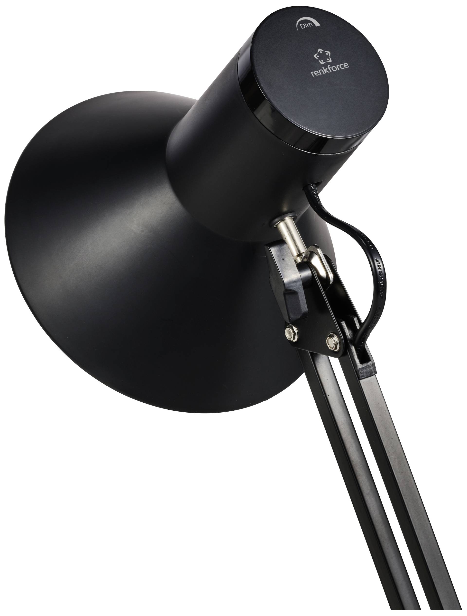 Renkforce RF-5846468 LED-Klemmleuchte 9W Schwarz