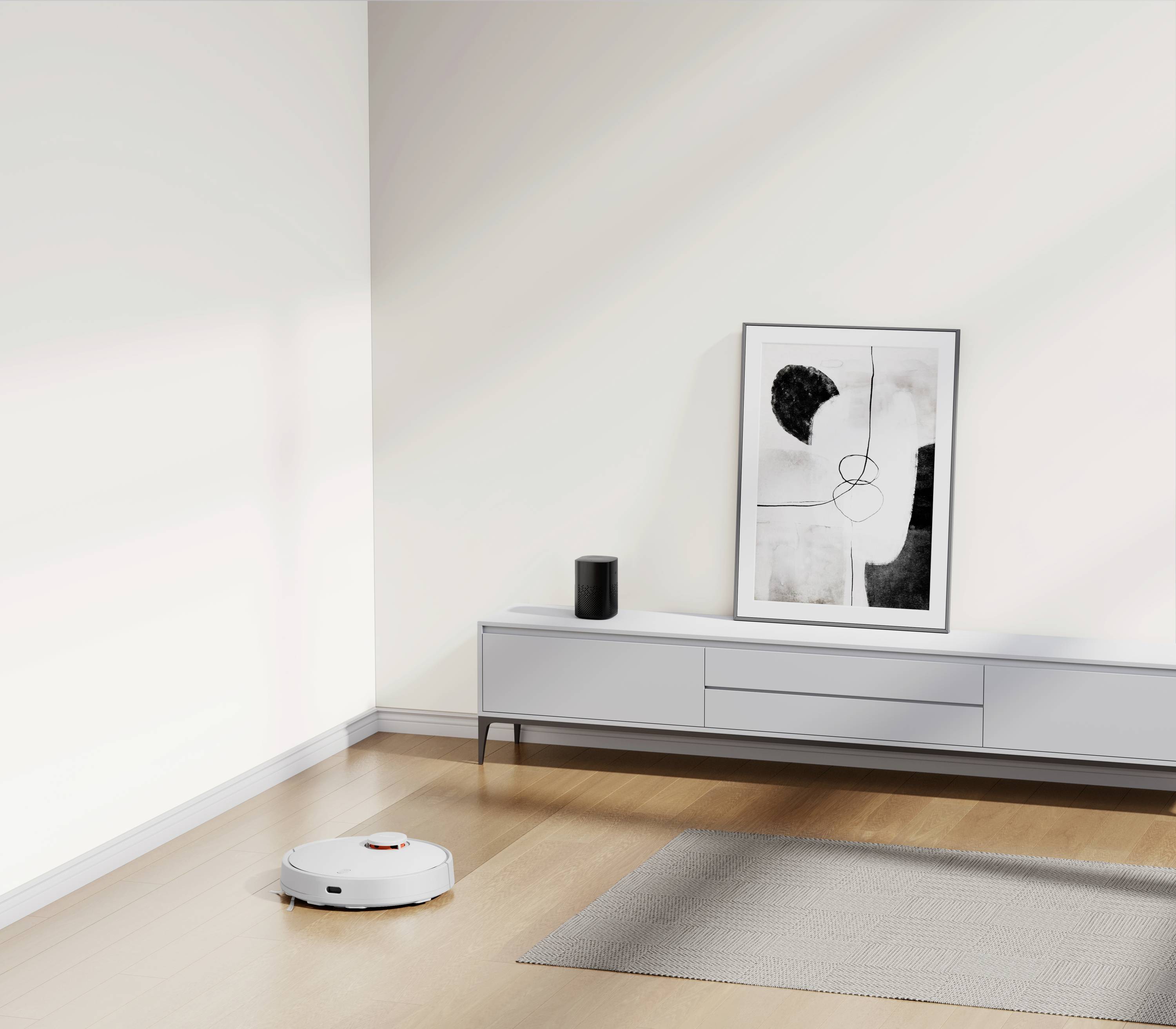 Xiaomi S10 Saug-und Wischroboter Weiß App gesteuert, Beutellos, mit Wischfunktion