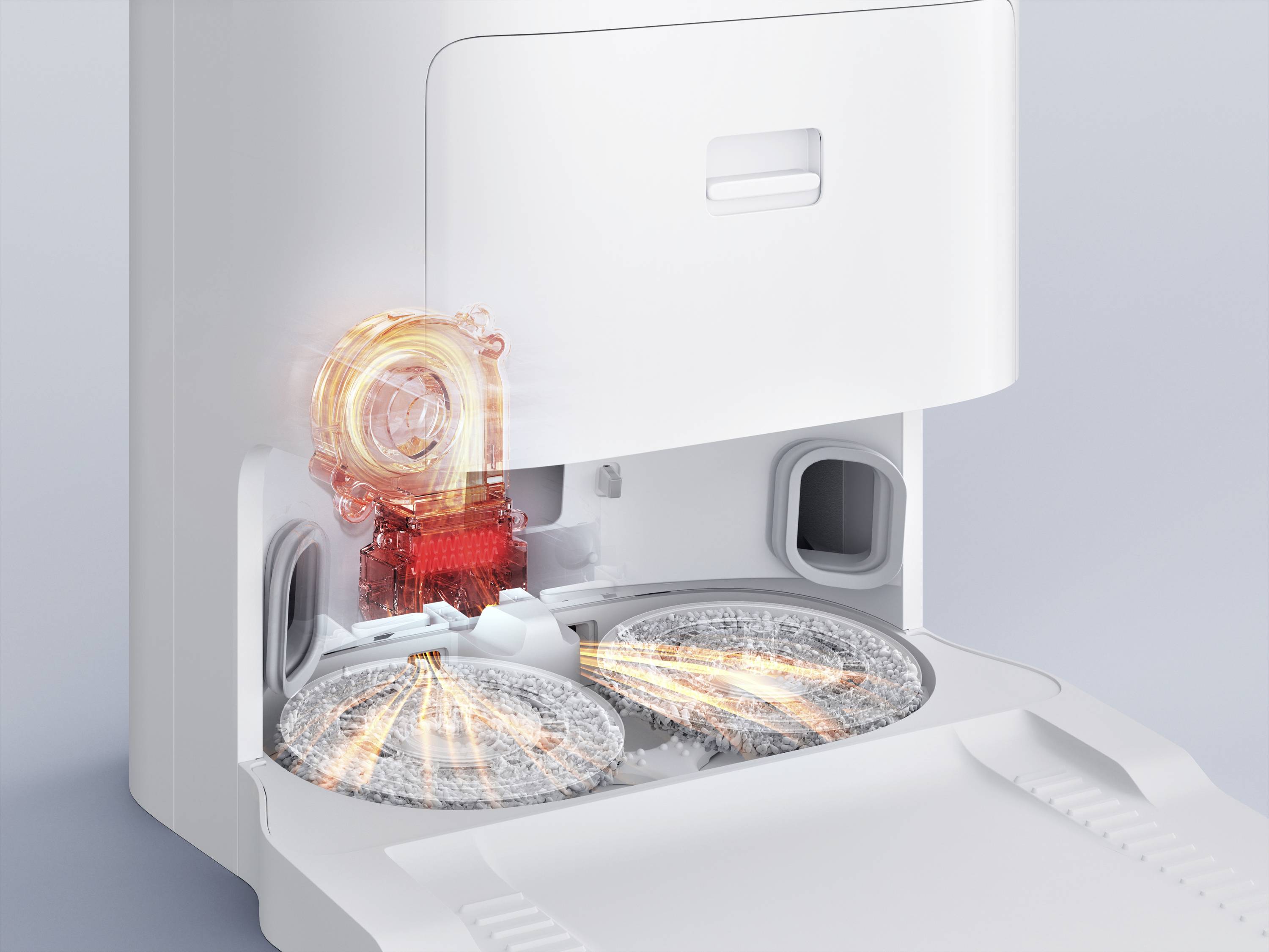 Xiaomi X10+ Saug-und Wischroboter Weiß App gesteuert, 2 Wassertanks, inkl. Akku, mit Staubbeutel, mit Wischfunktion