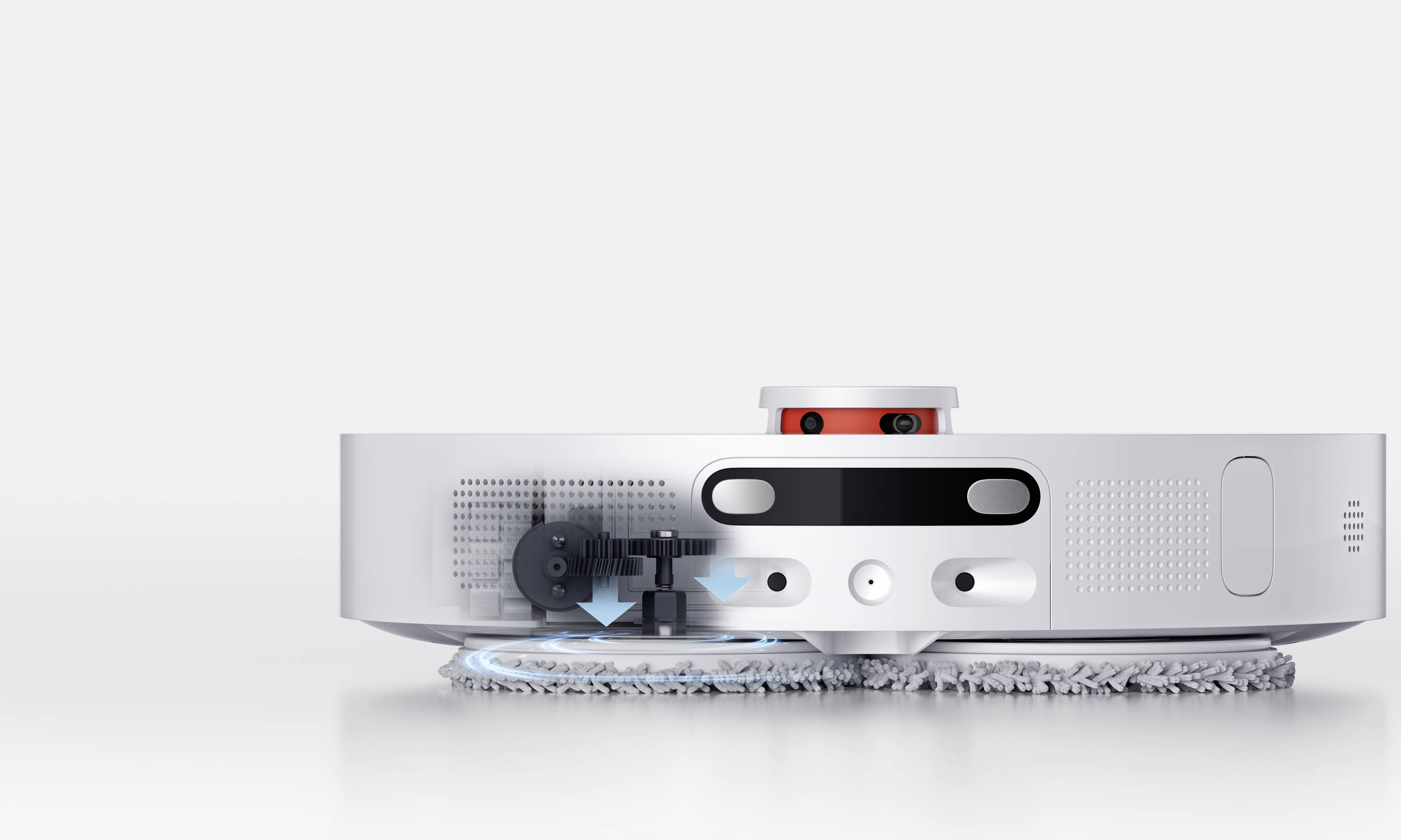 Xiaomi X10+ Saug-und Wischroboter Weiß App gesteuert, 2 Wassertanks, inkl. Akku, mit Staubbeutel, mit Wischfunktion