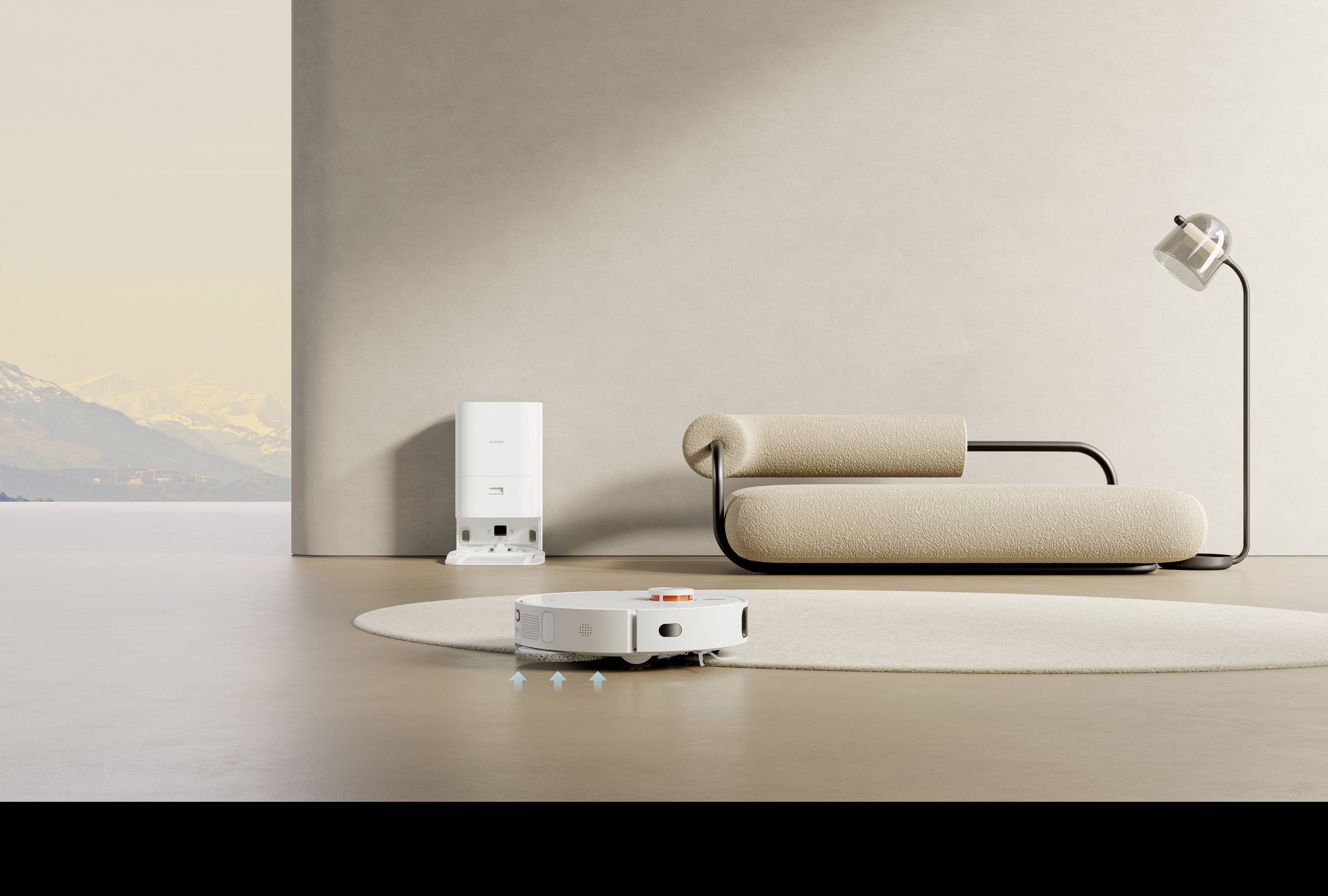 Xiaomi X10+ Saug-und Wischroboter Weiß App gesteuert, 2 Wassertanks, inkl. Akku, mit Staubbeutel, mit Wischfunktion