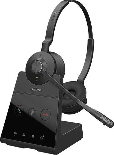 Jabra Engage 65 SE Stereo On Ear Headset DECT, kabelgebunden Stereo Schwarz Noise Cancelling Mikrof