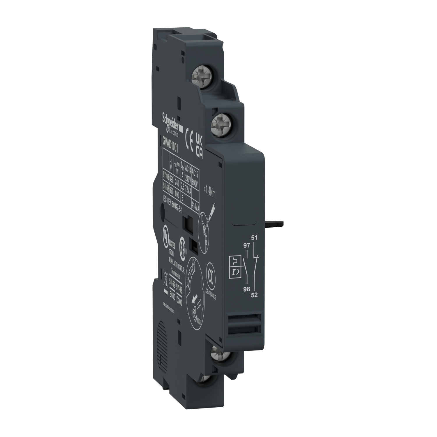Schneider Electric GVAD1001 Hilfsschalter 1St.