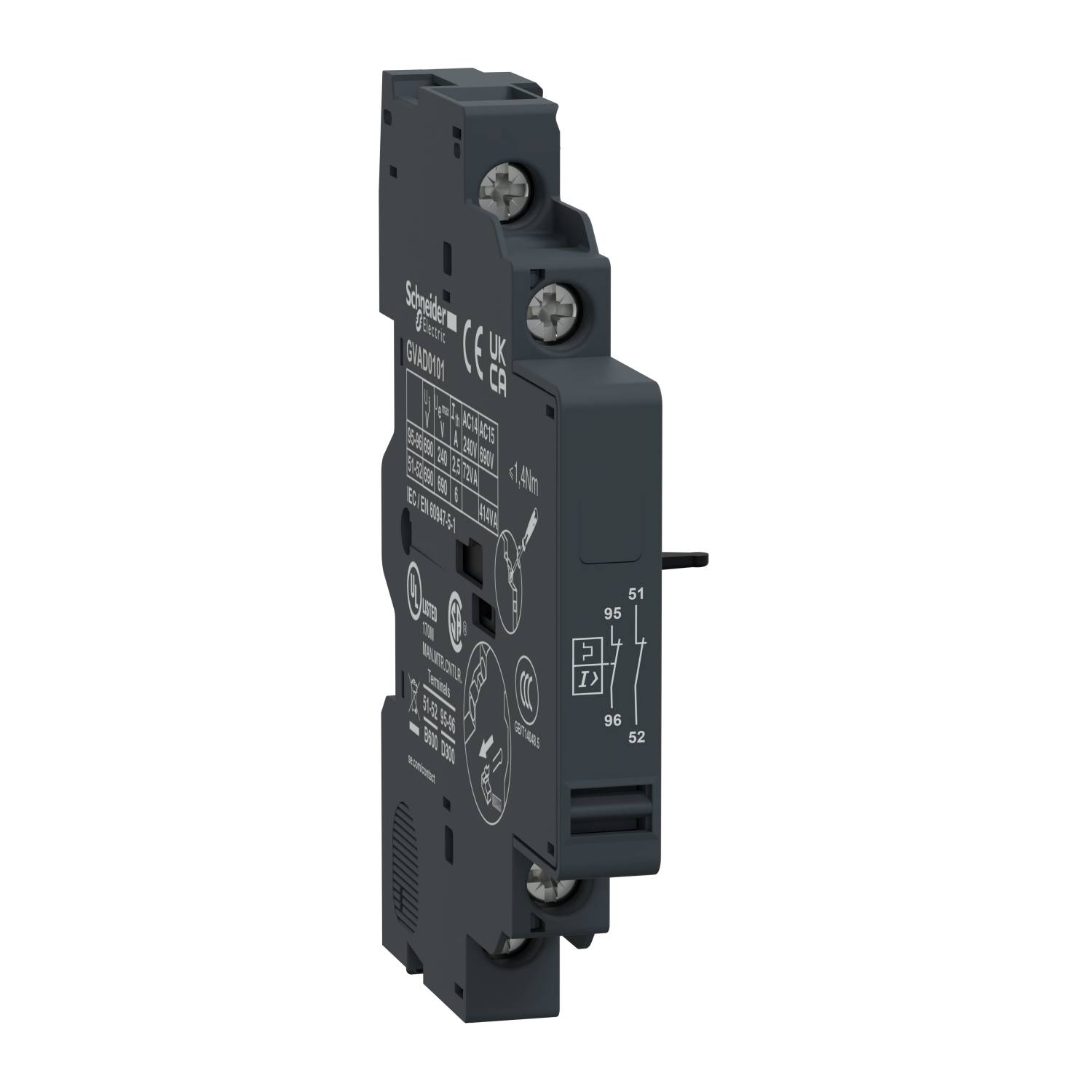 Schneider Electric GVAD1010 Hilfsschalter 1 St.