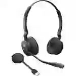 Jabra Engage 55 SE Stereo Link400c MS On Ear Headset DECT, kabelgebunden Stereo Schwarz Noise Cancelling Mikrofon-Stummschaltung Jabra Engage 55 SE Stereo Link400c MS On Ear Headset DECT, kabelgebunden Stereo Schwarz Noise Cancelling Mikrofon-Stummschaltung