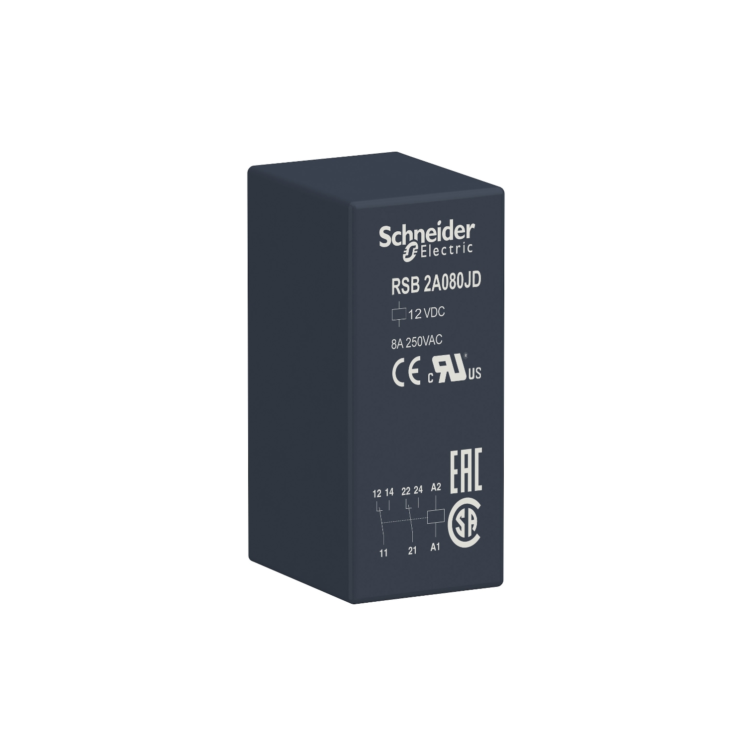 Schneider Electric Interfacerelais RSB2A080JD 10St.