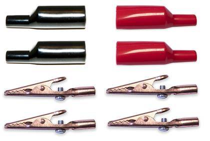 Mueller Electric 010012 Krokodilklemmen-Set Rot, Schwarz 1 Set