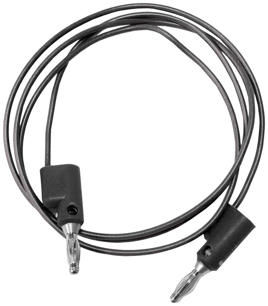 Mueller Electric BU-2020-A-60-0 Messleitung Bananenstecker 4mm Bananenstecker 4mm 1.5m Schwarz 1St.
