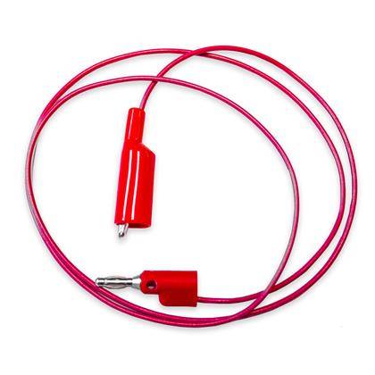 Mueller Electric BU-2030-A-60-2 Messleitung Bananenstecker 4 mm Krokoklemmen 1.5 m Rot 1 St.