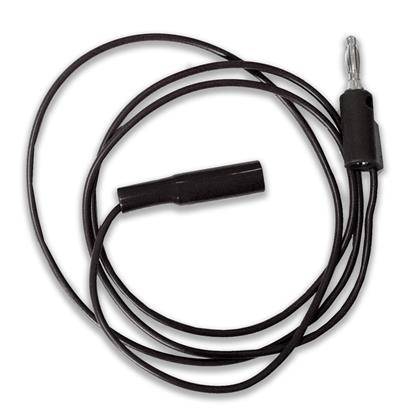 Mueller Electric BU-2031-A-24-0 Messleitung Bananenstecker 4 mm Mini-Krokodilklemme 0.6 m Schwarz 1