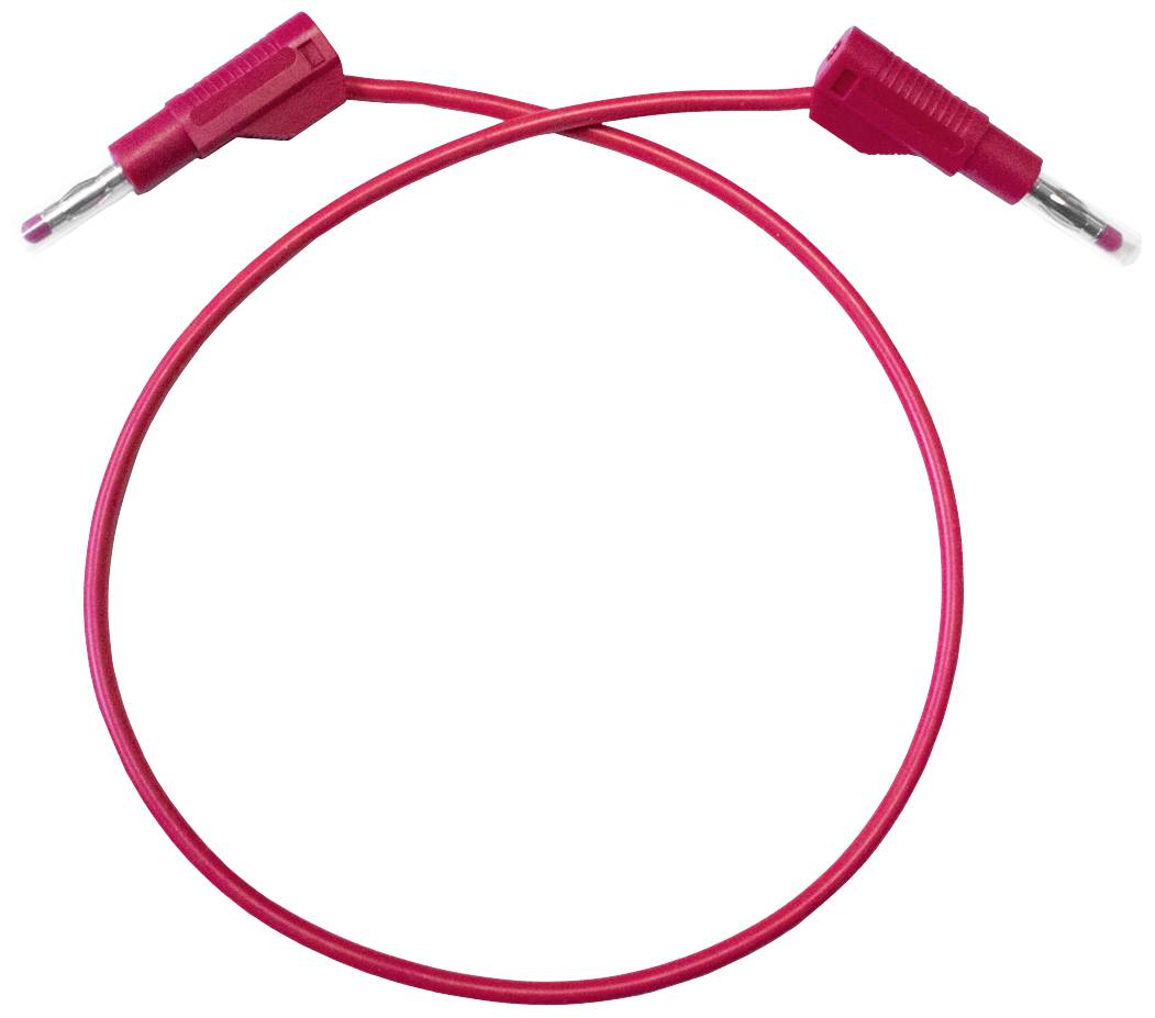 Mueller Electric BU-P4911B-60-2 Messleitung Bananenstecker Bananenstecker 1.5 m Rot 1 St.