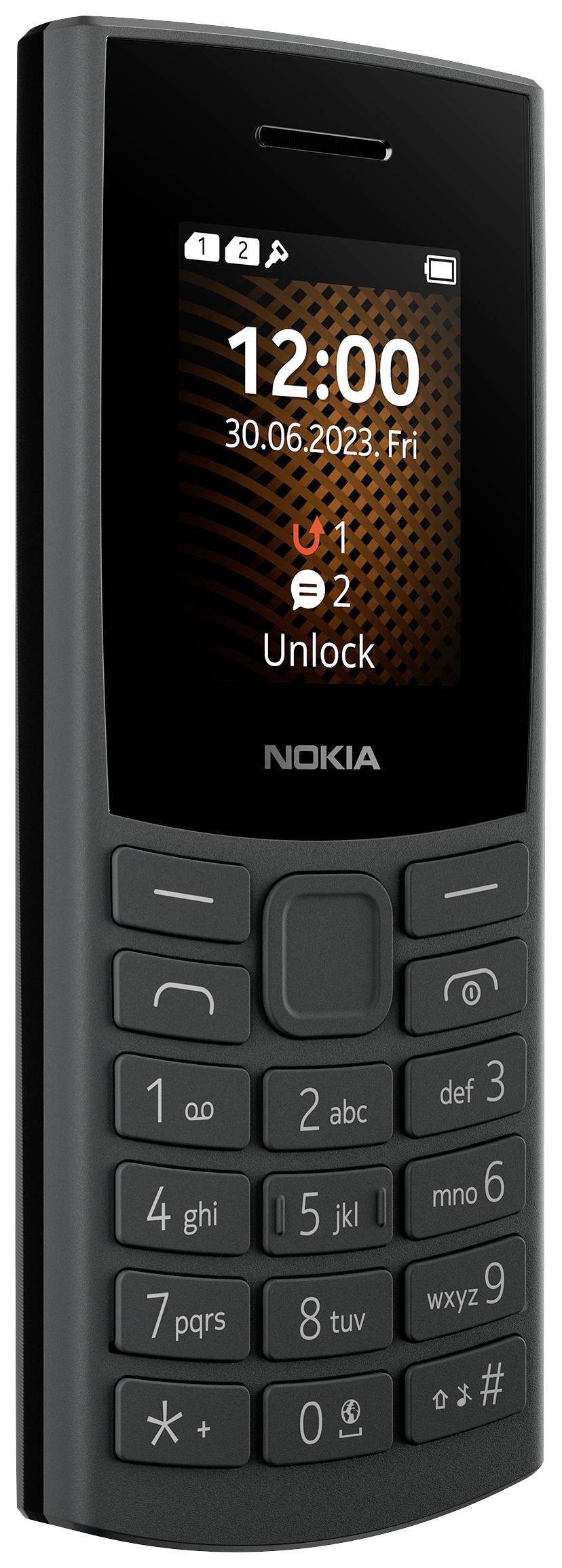 Nokia 105 4G Edition 2023 Dual-SIM-Handy Charcoal