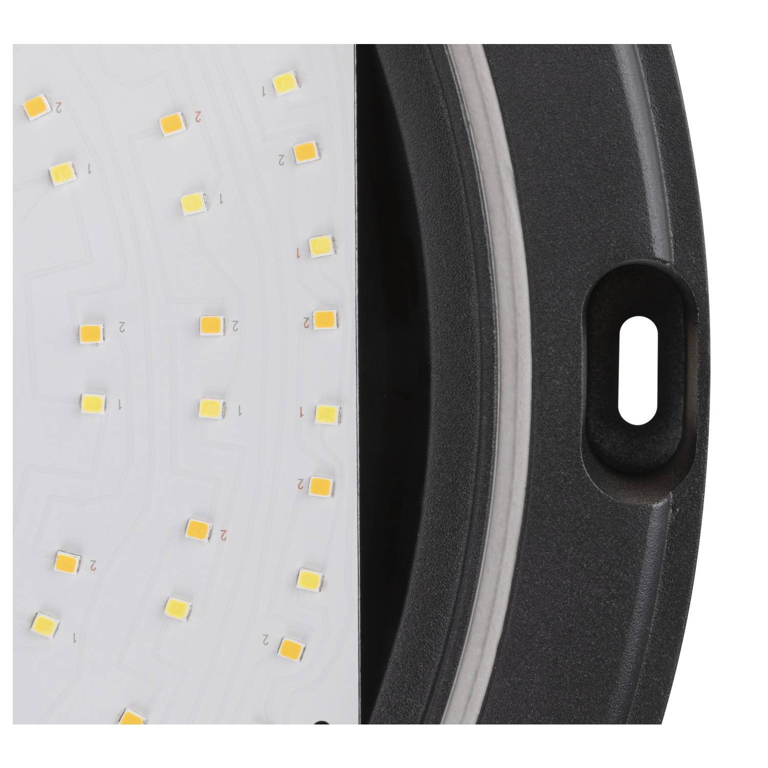 SLV Outdoor Bulkhead V 360 1007515 LED-Außenwandleuchte LED LED fest eingebaut 20W Schwarz