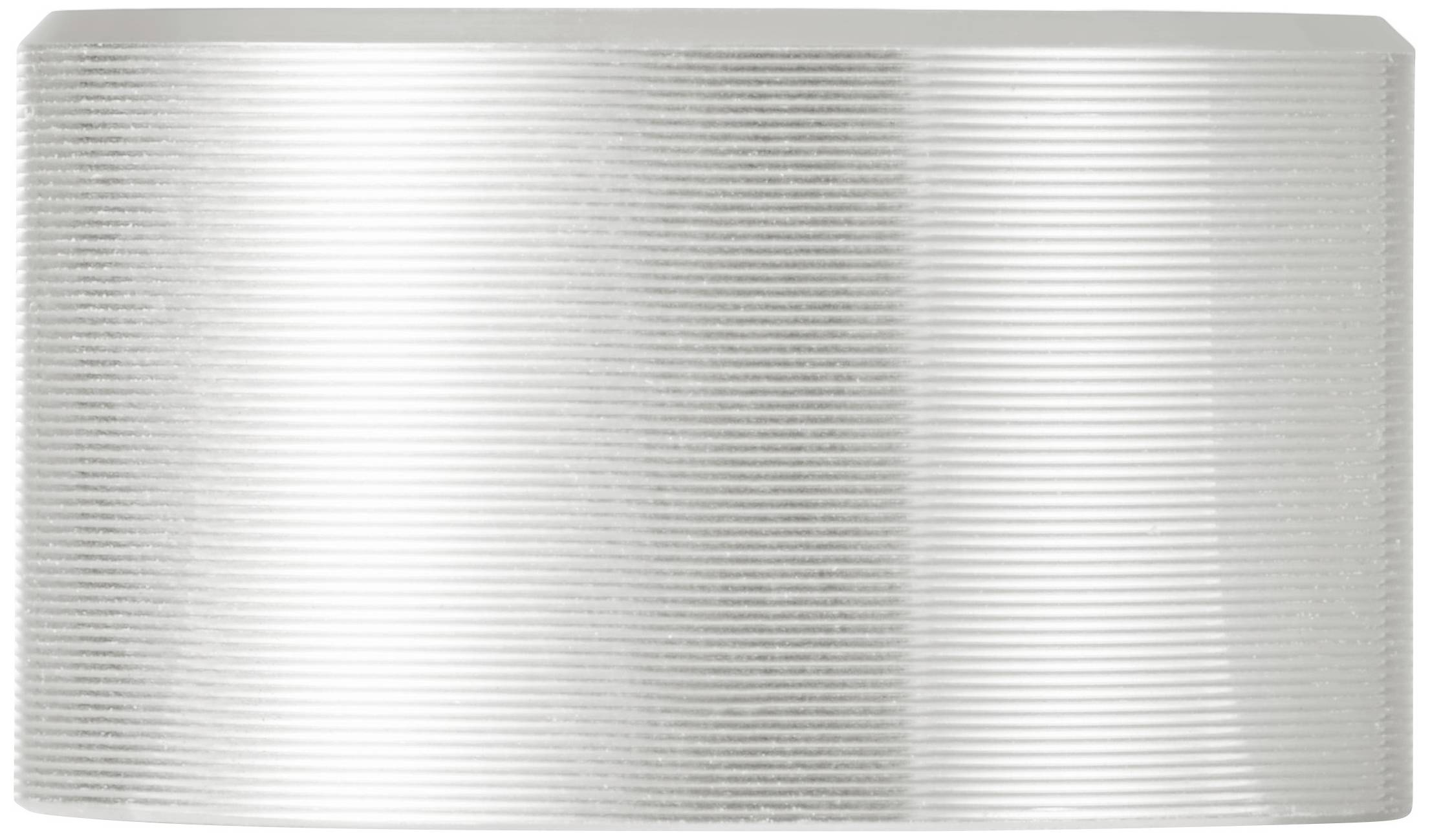 TRU COMPONENTS TC-11696456 Drehknopf mit Knopfmarkierung Silber (Ø x H) 23mm x 13mm Aluminium, Plastik