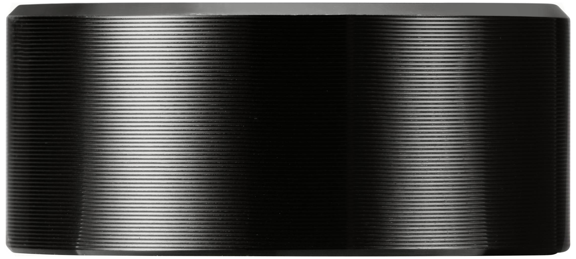 TRU COMPONENTS TC-11696500 Drehknopf mit Knopfmarkierung Schwarz (Ø x H) 30mm x 13mm Aluminium, Plastik