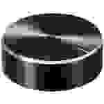 TRU COMPONENTS TC-11696516 Tête de bouton rotatif avec marquage noir (Ø x H) 40 mm x 13 mm aluminium, plastique