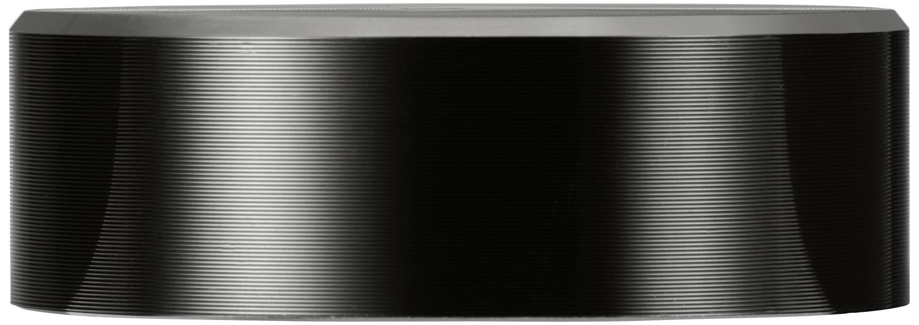 TRU COMPONENTS TC-11696516 Drehknopf mit Knopfmarkierung Schwarz (Ø x H) 40mm x 13mm Aluminium, Plastik