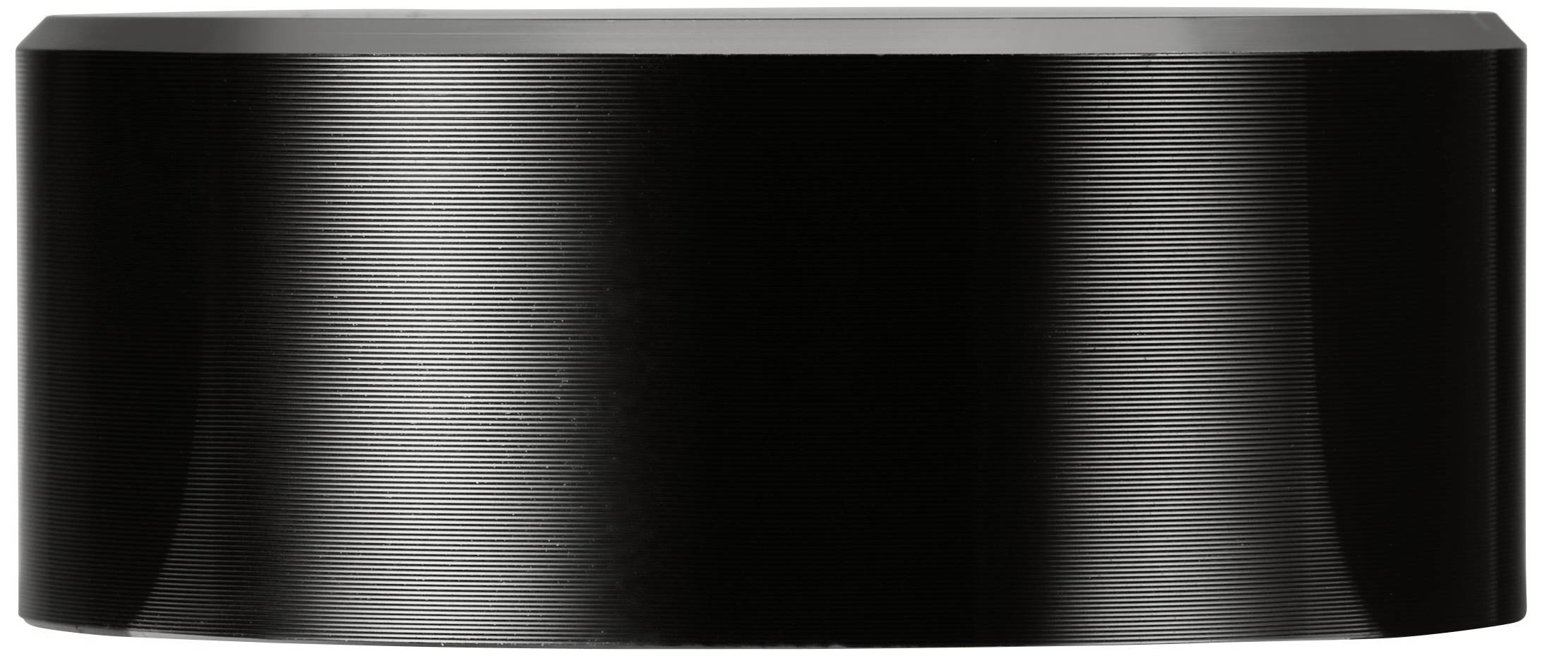 TRU COMPONENTS TC-11696532 Drehknopf mit Knopfmarkierung Schwarz (Ø x H) 48mm x 19mm Aluminium, Plastik