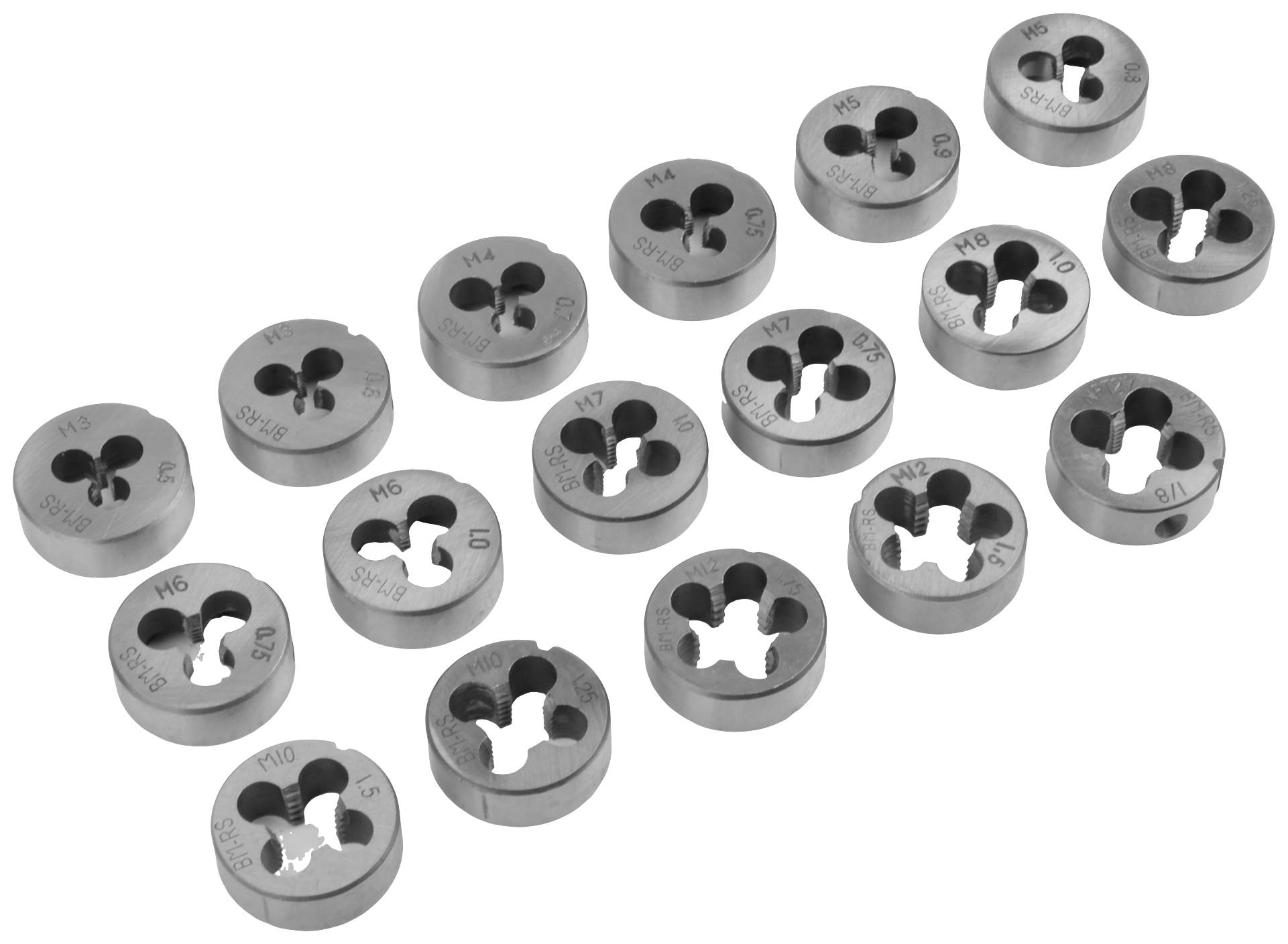 Brüder Mannesmann M53230 Gewindeeinsatz 40teilig M3, M4, M5, M6, M7, M8, M10, M12