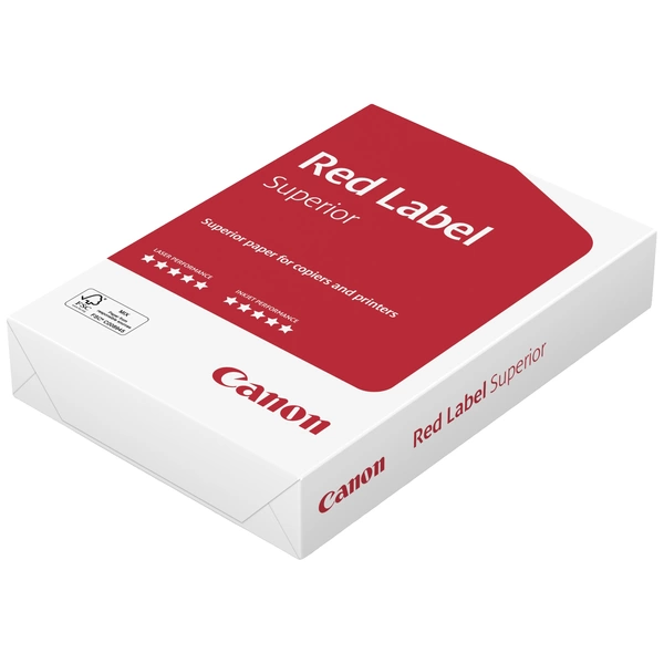 Canon Red Label Superior 99822553 Universal Druckerpapier Kopierpapier DIN A3 80 g/m² 500 Blatt Weiß Canon Red Label Superior 99822553 Universal Druckerpapier Kopierpapier DIN A3 80 g/m² 500 Blatt Weiß