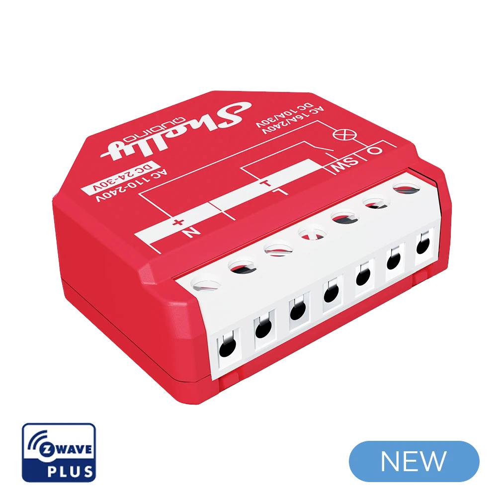 Shelly Qubino Wave 1PM Schaltaktor Z-Wave, Z-Wave+