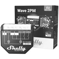 Shelly Qubino Wave 2PM Schaltaktor Z-Wave, Z-Wave+ Shelly Qubino Wave 2PM Schaltaktor Z-Wave, Z-Wave+