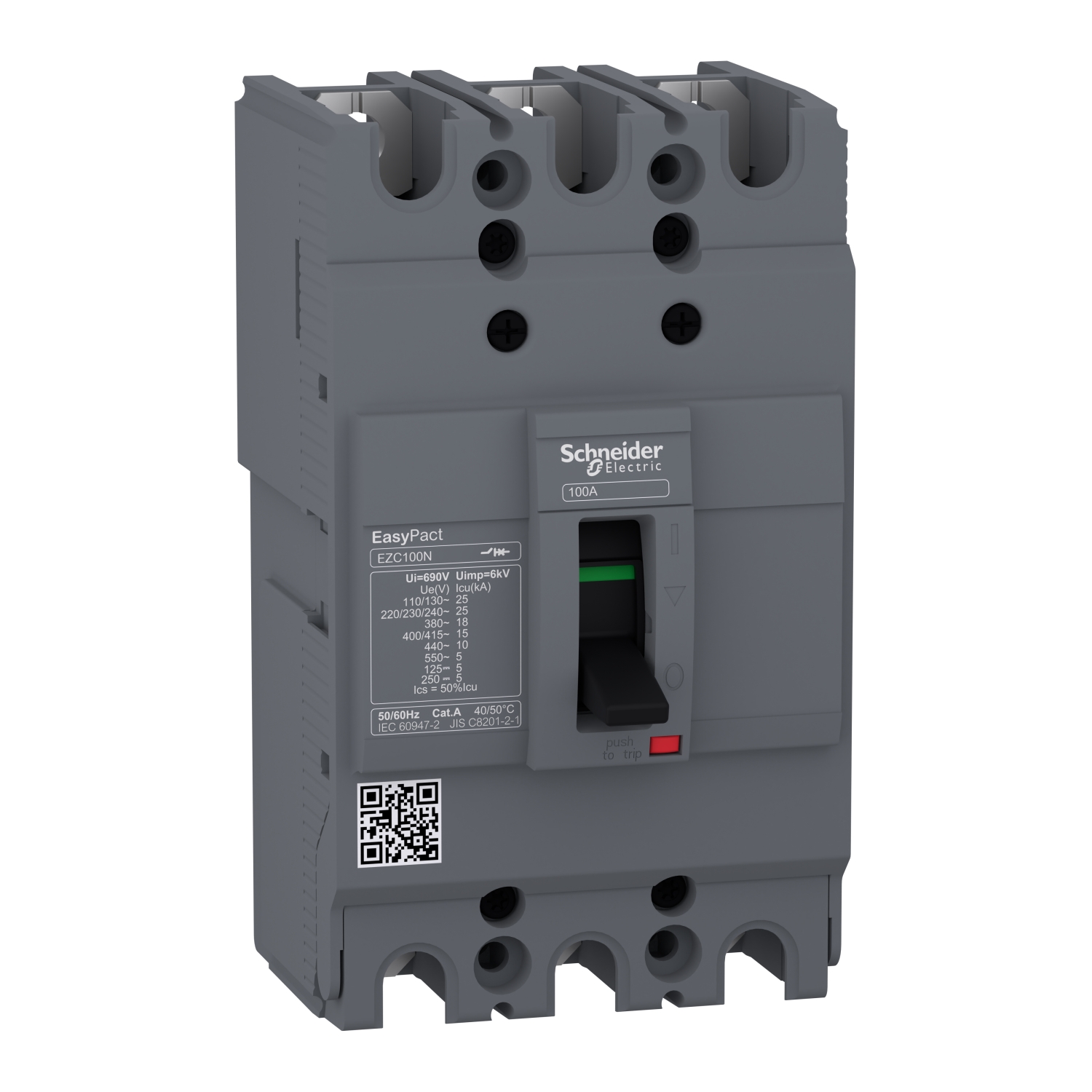 Schneider Electric EZC100N3015 Leistungsschalter 1St.