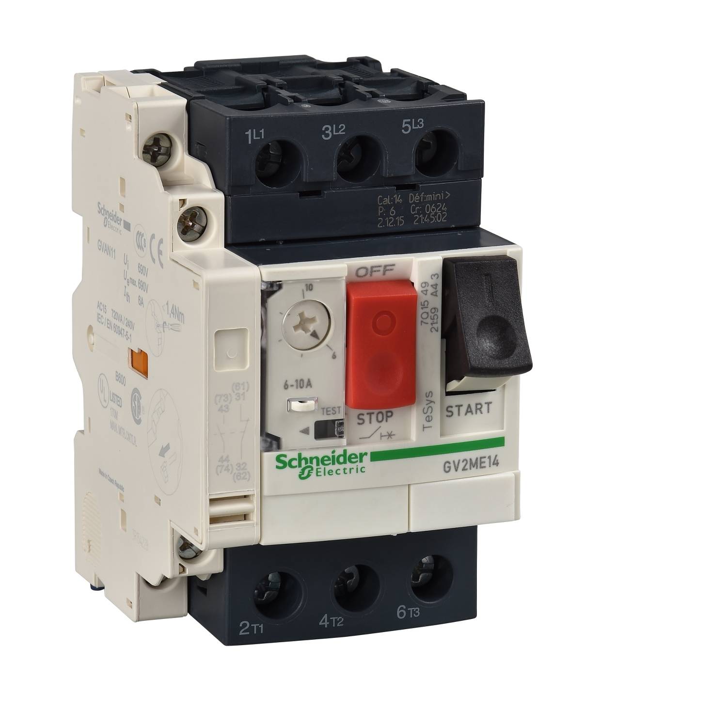 Schneider Electric GV2ME20AN11TQ Motorschutzrelais 20 St.