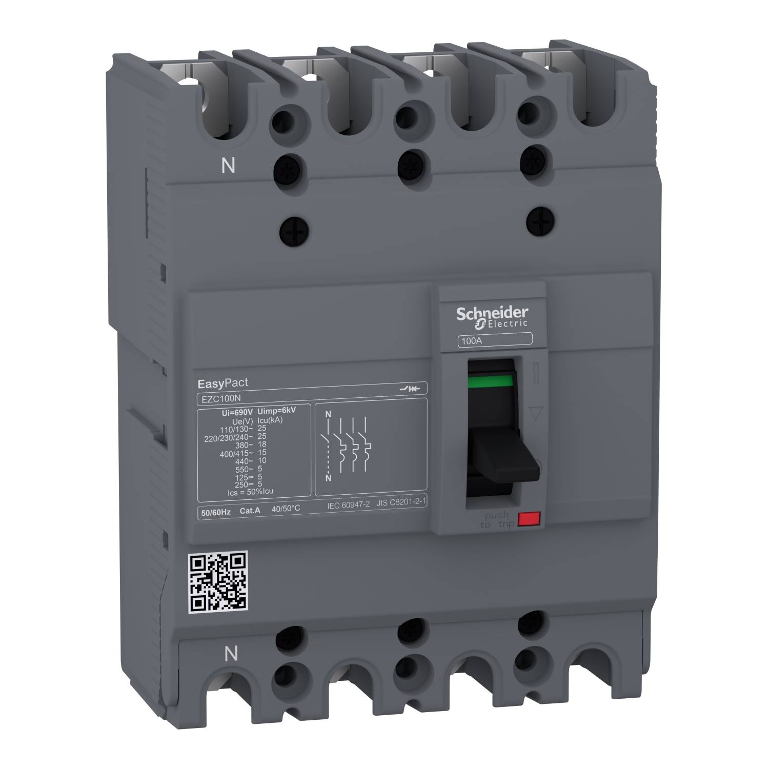Schneider Electric EZC100N4020 Leistungsschalter 1St.