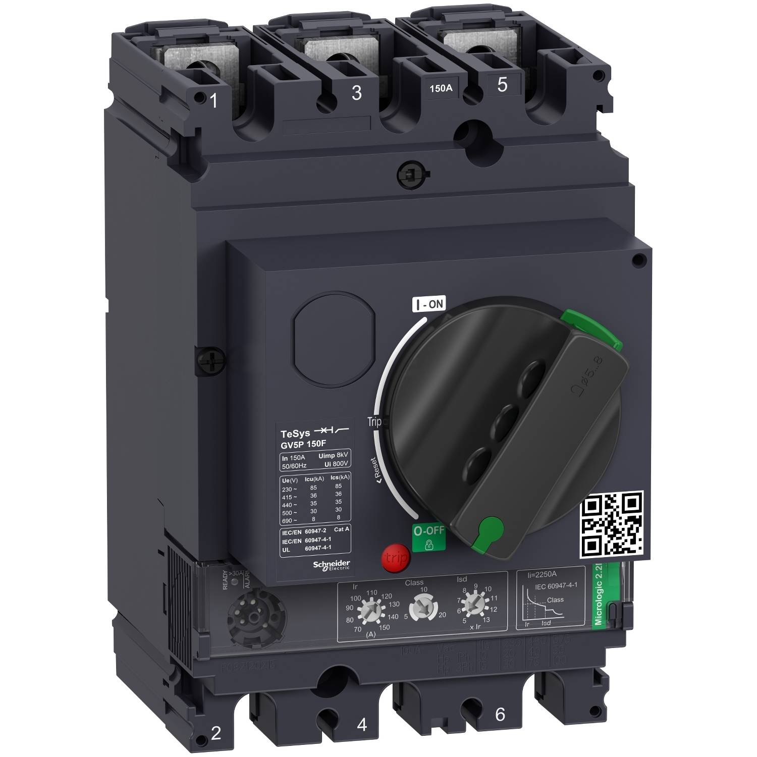 Schneider Electric GV5P150F Motorschutzrelais 1St.
