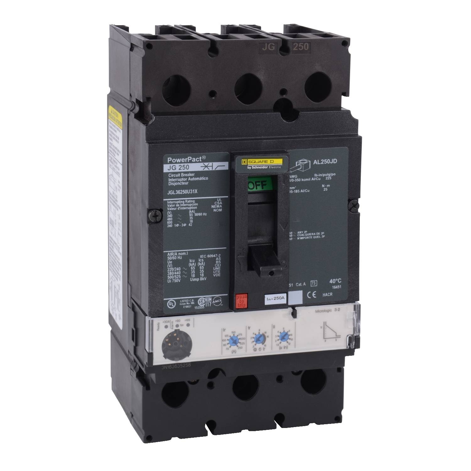 Schneider Electric JGL34250WU31X Leistungsschalter 1St.