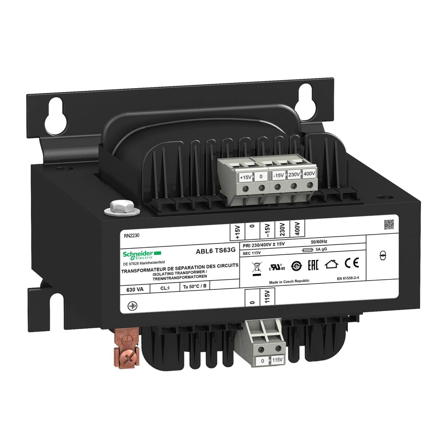 Schneider Electric ABL6TS63G Sicherheitstransformator, Steuertransformator