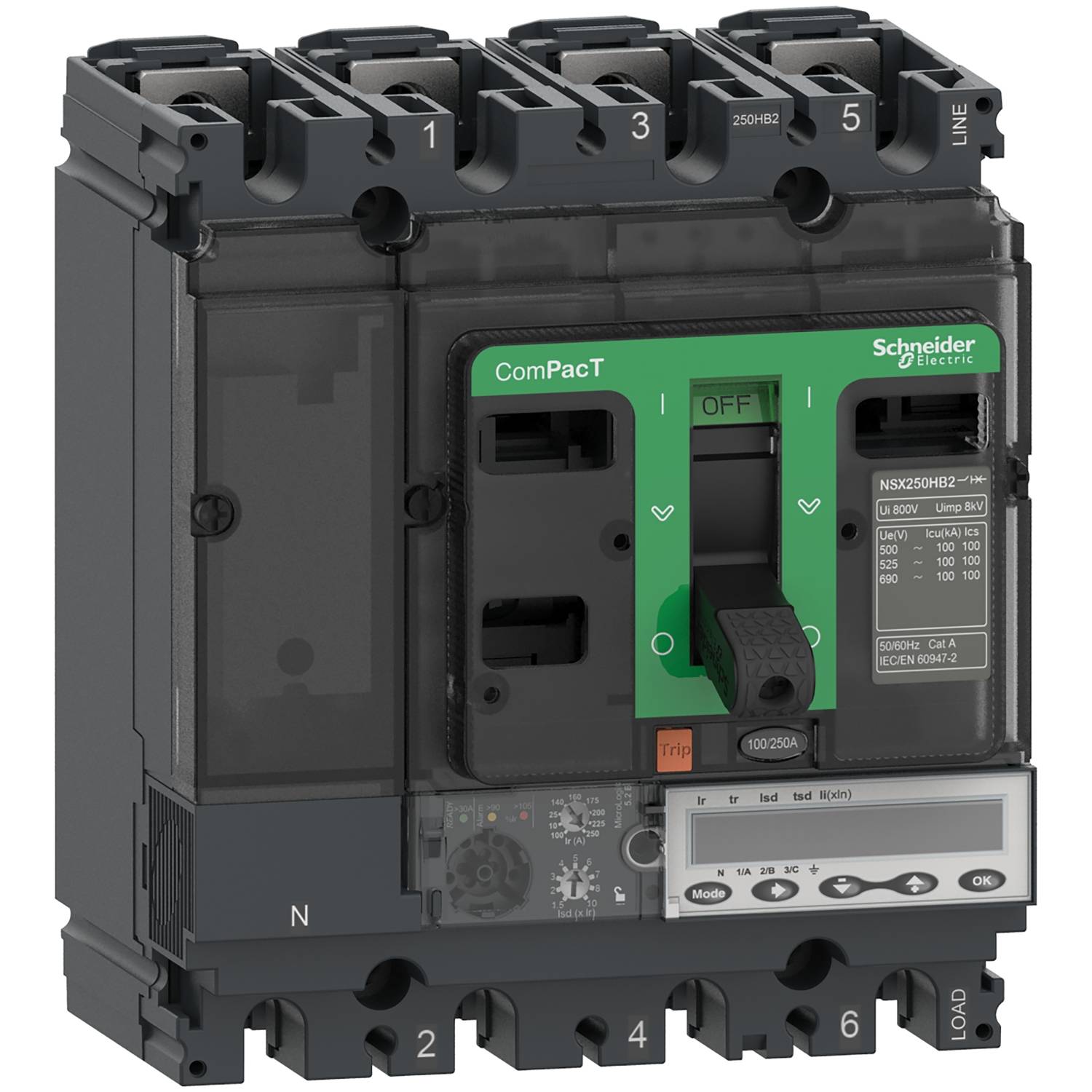 Schneider Electric C10R45E040 Leistungsschalter 1 St.