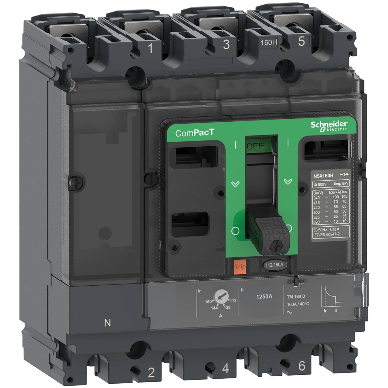 Schneider Electric C10H4TM063 Leistungsschalter 1 St.