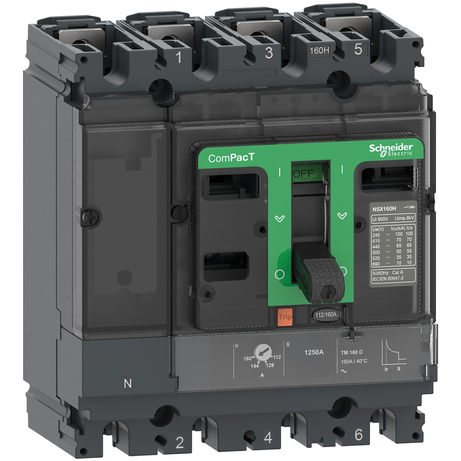 Schneider Electric C10R4TM050 Leistungsschalter 1St.