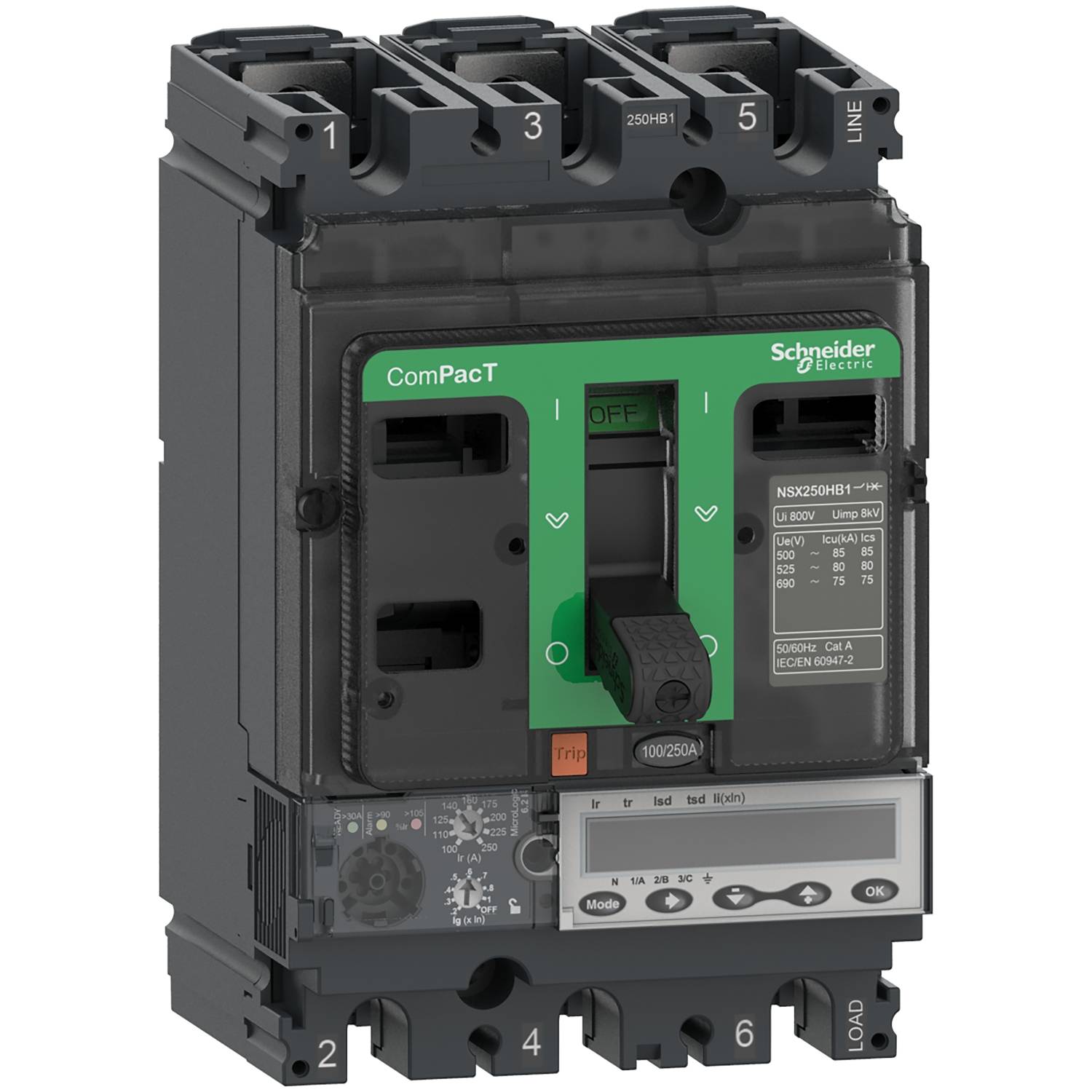 Schneider Electric C25R36E100 Leistungsschalter 1 St.
