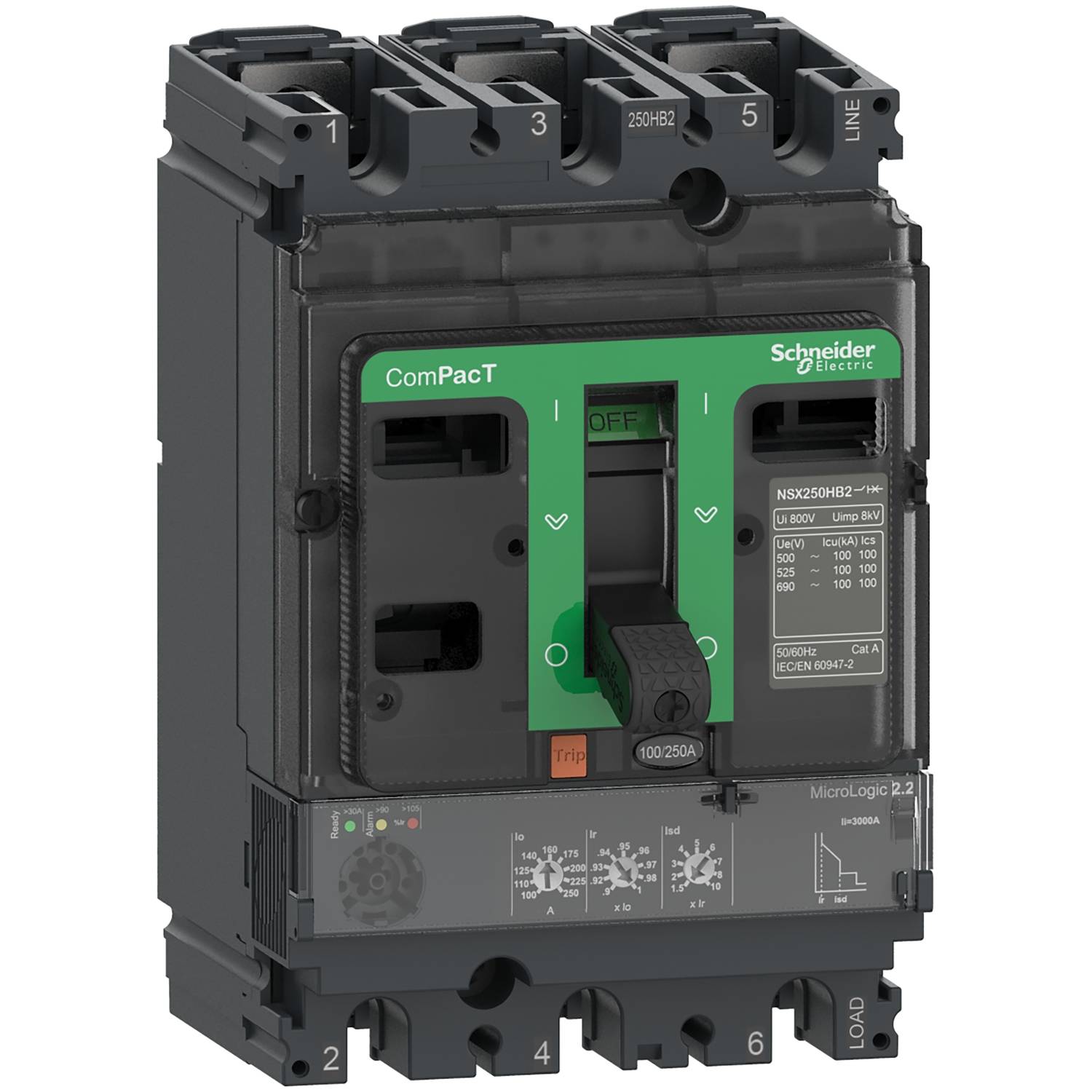 Schneider Electric C25H32D160 Leistungsschalter 1St.
