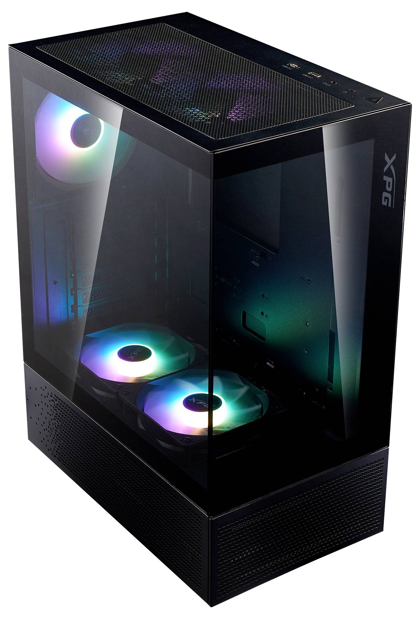 XPG INVADER X MINI Midi-Tower PC-Gehäuse Schwarz