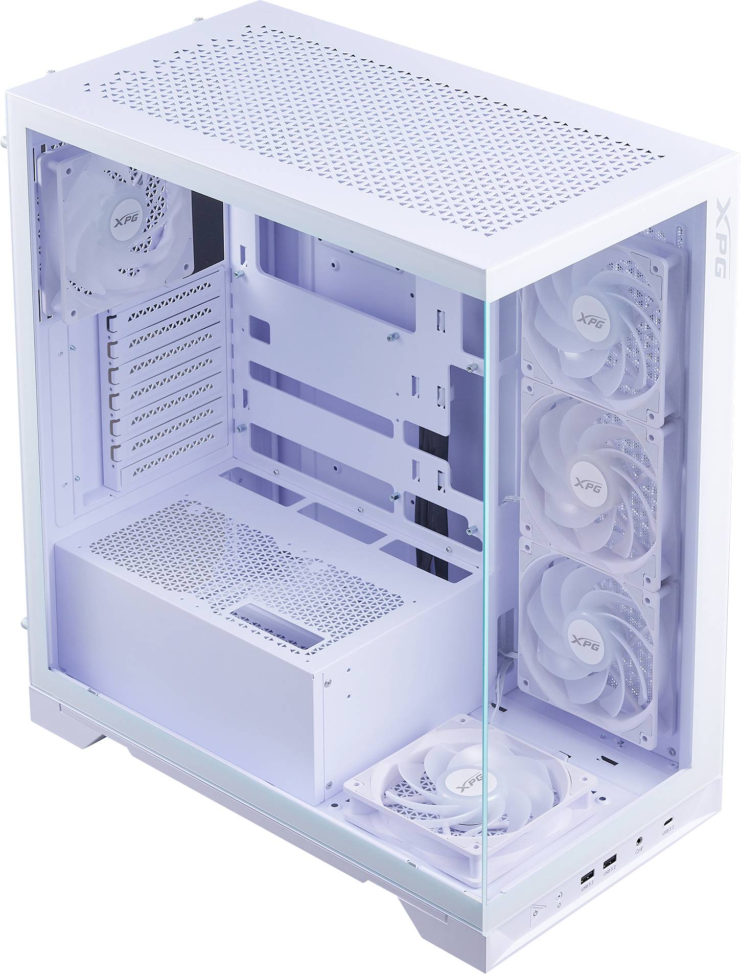 XPG INVADER X BTF Midi-Tower PC-Gehäuse Weiß