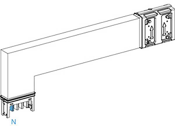'Line Systems L' Diagramm zeigt ein rechteckiges Rohr mit zwei elektrischen Anschlüssen an der rechten Seite und der Beschriftung 'N'.
