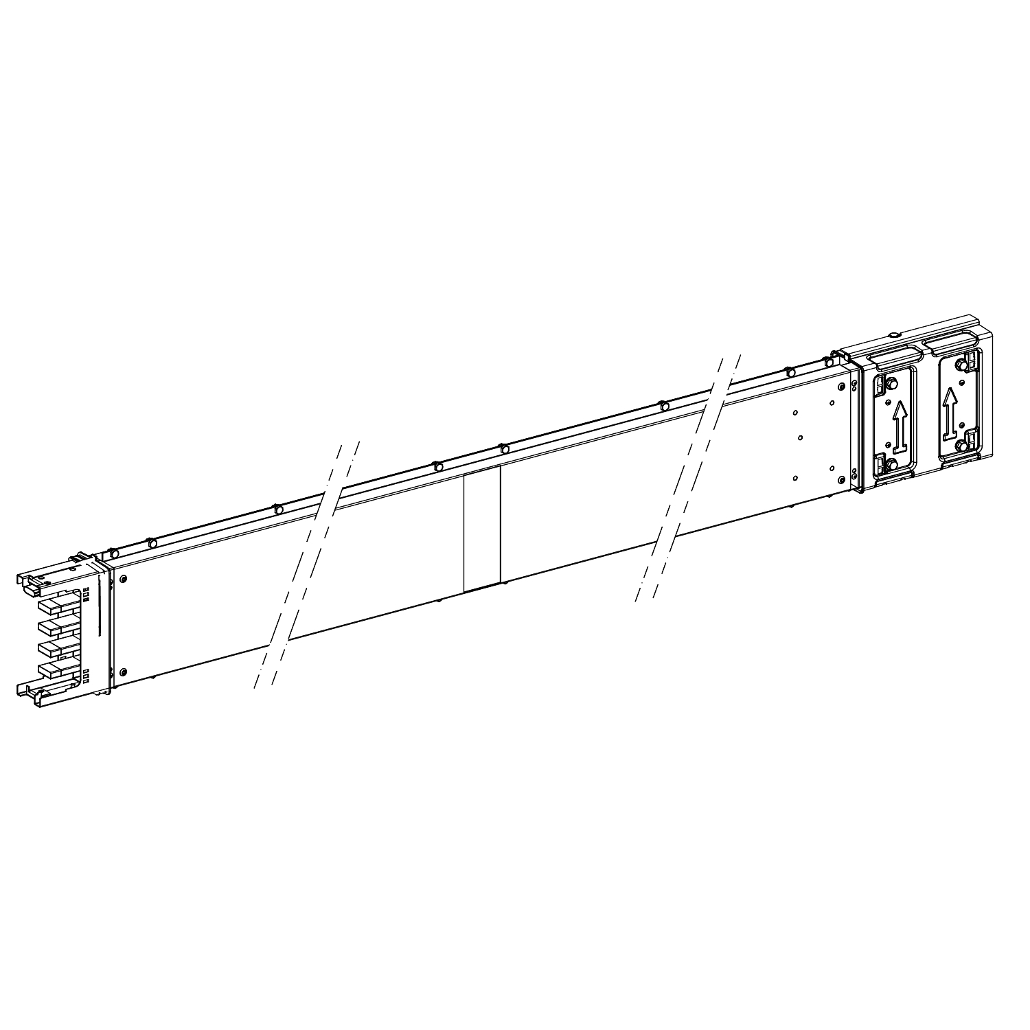 Schneider Electric KSC400ET4AF Schienenverteiler Inhalt 1St.