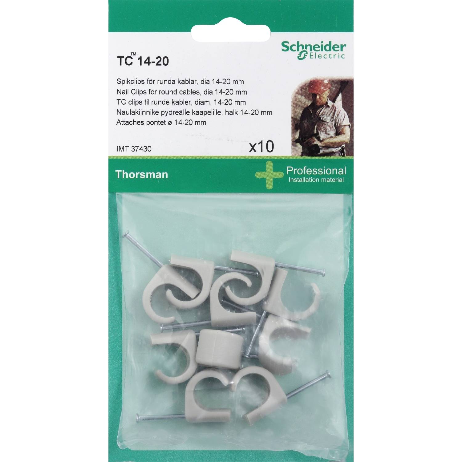 Schneider Electric Nagelschellen IMT37430 10St.