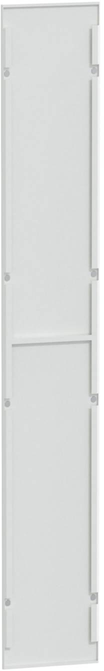 Langes, schmales, vertikales Panel mit mehreren gleichmäßigen Einschnitten.