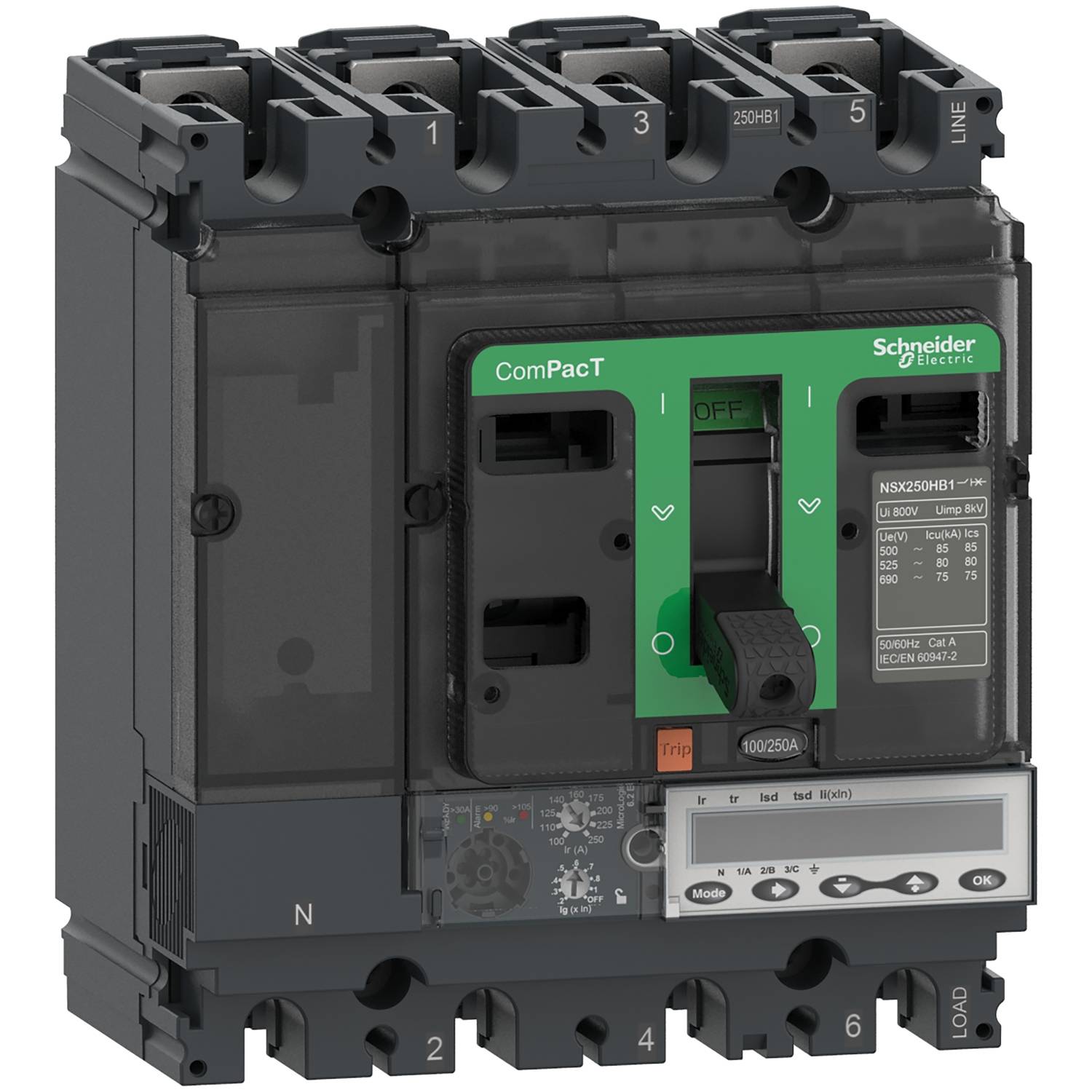 Schneider Electric C25R46E100 Leistungsschalter 1St.