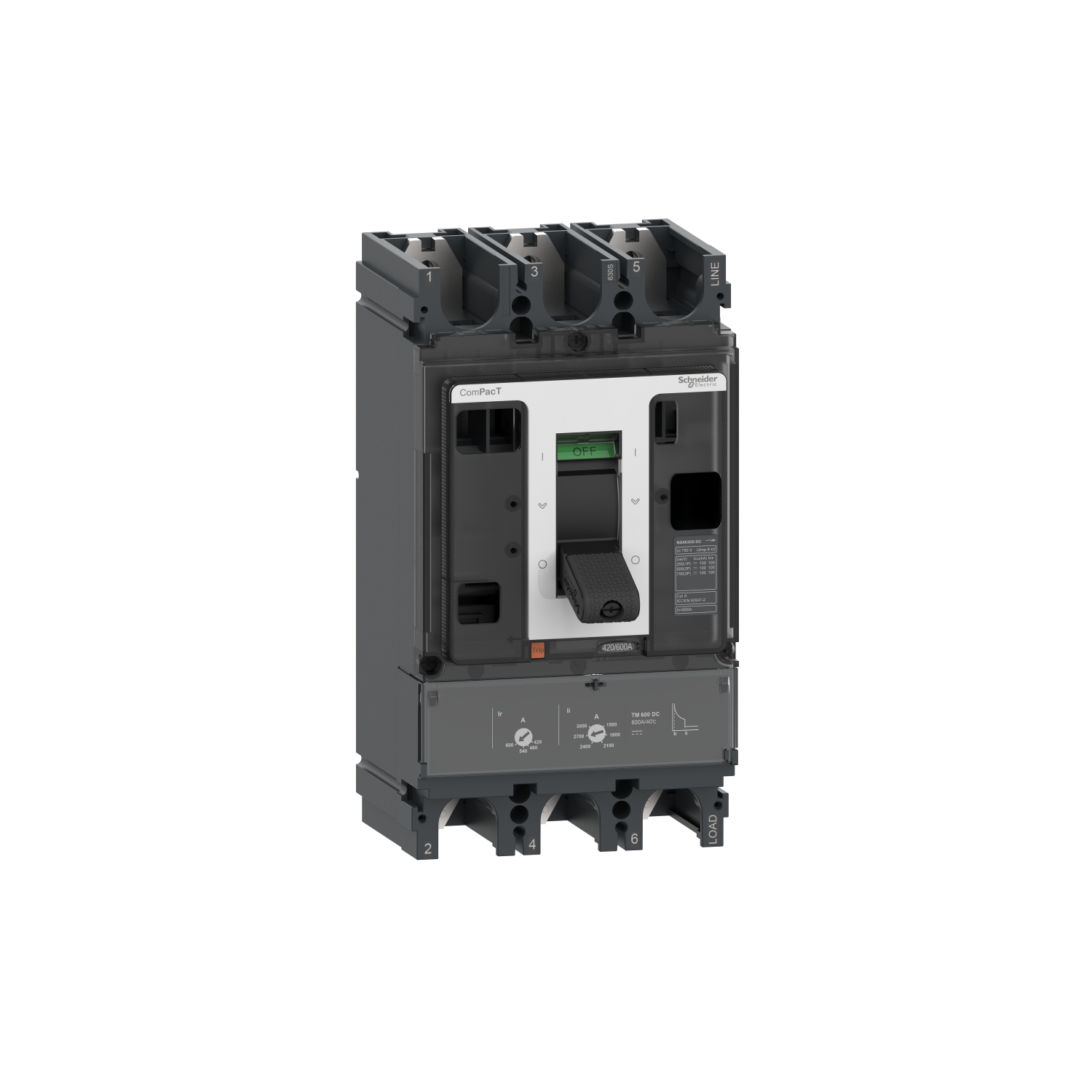 Schneider Electric C40F3TM250D Leistungsschalter 1St.