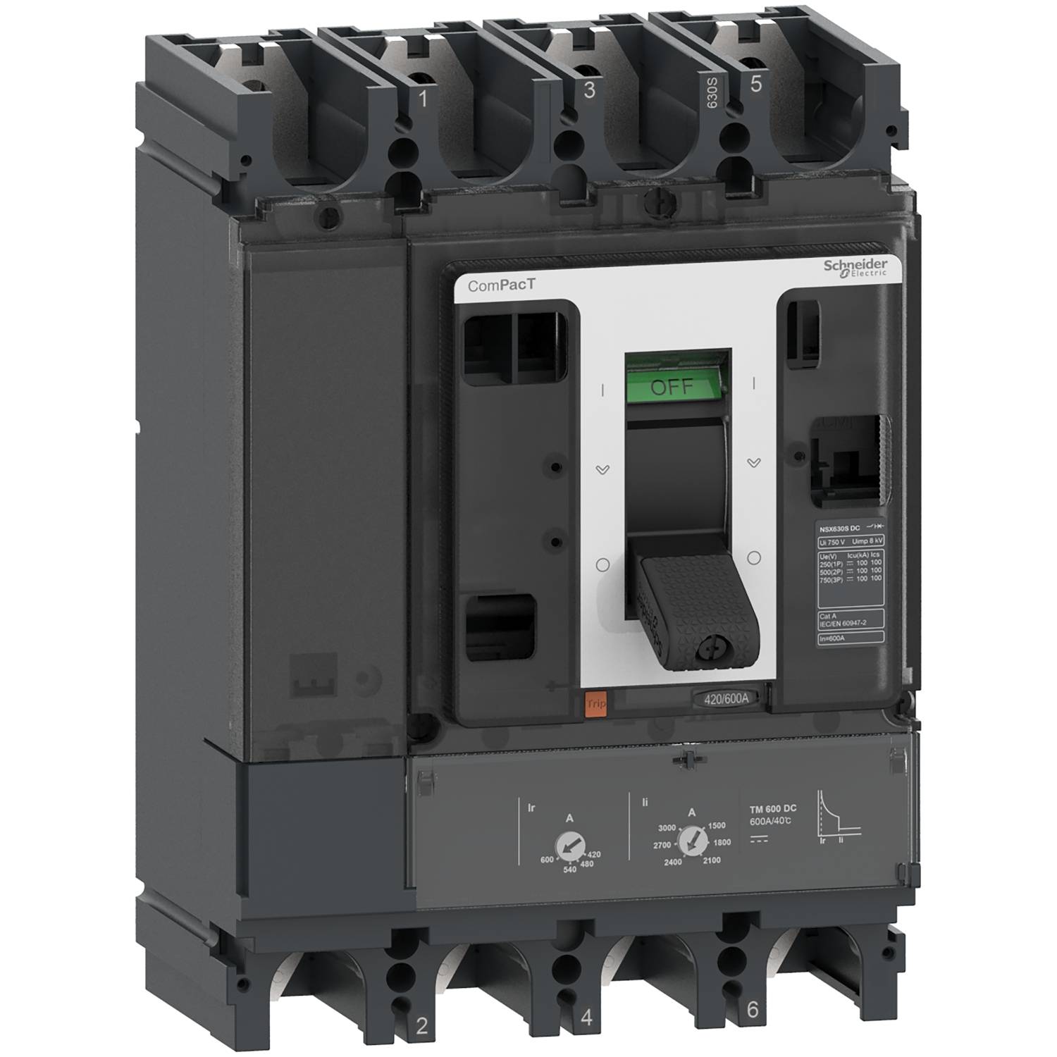 Schneider Electric C40F4TM400D Leistungsschalter 1St.